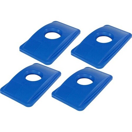 Bsc Preferred LID, 23 GAL, F/RECYCLE, W HOLE, 4PK GJO98219CT